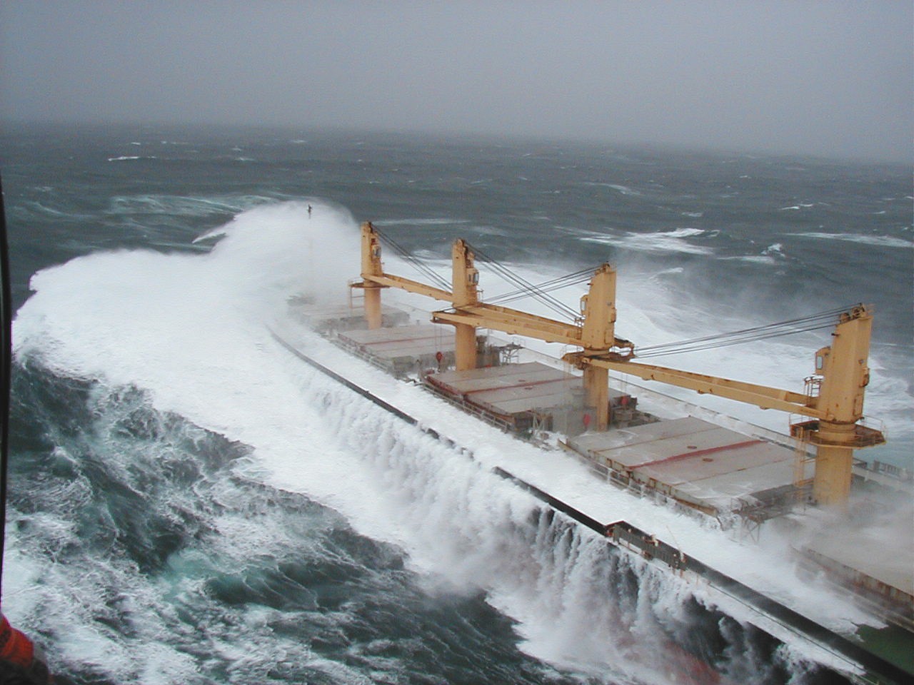 Maritime perils on rough sea - Marine insurance