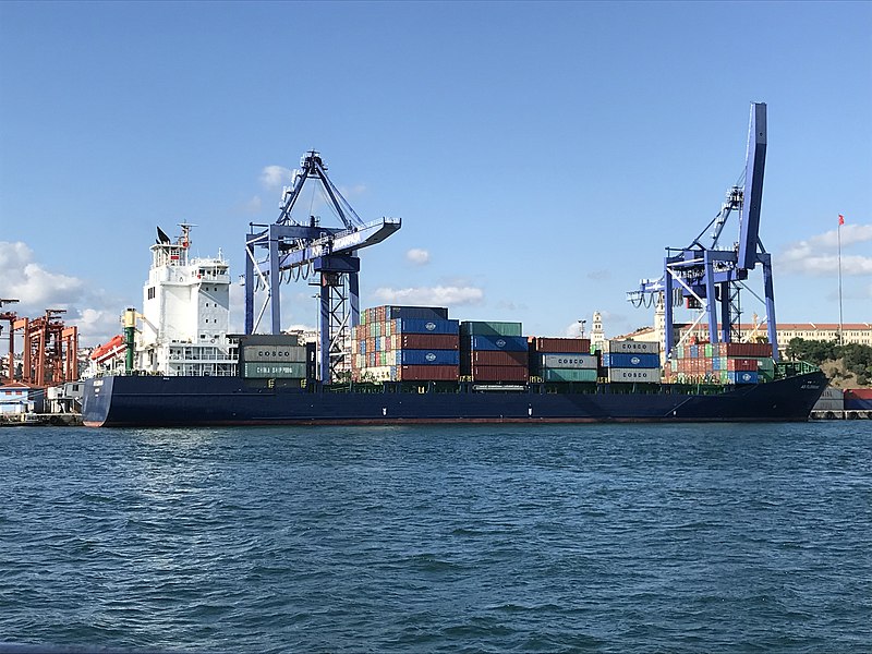 AS_Floriana_(Container_Ship)_-_IMO_9437115_in_Bosphorus_20190727_(2) Foto: Sakhalinio