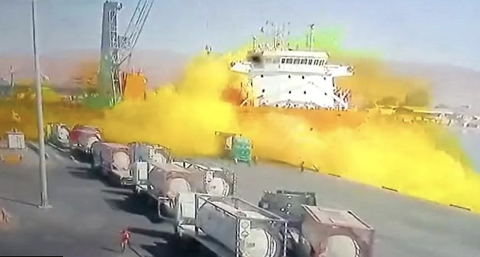 Toxic gas leak at Jordan's Aqaba port kills 13, injures hundreds